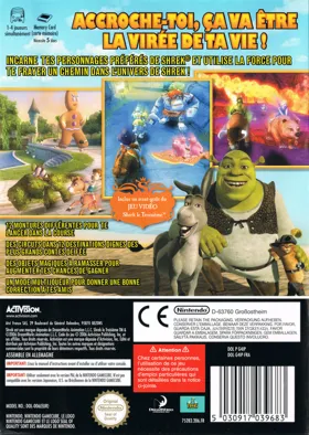 DreamWorks Shrek - Smash n' Crash Racing box cover back